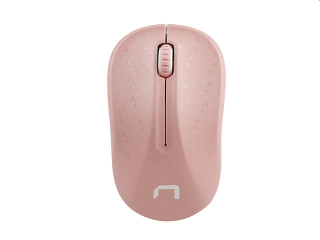Безжична мишка Natec Mouse Toucan 1600 DPI Optical Pink-White