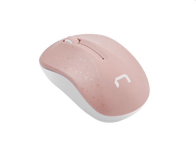 Безжична мишка Natec Mouse Toucan 1600 DPI Optical Pink-White