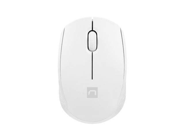 Безжична мишка Natec Mouse Stork 1600DPI Optical, White