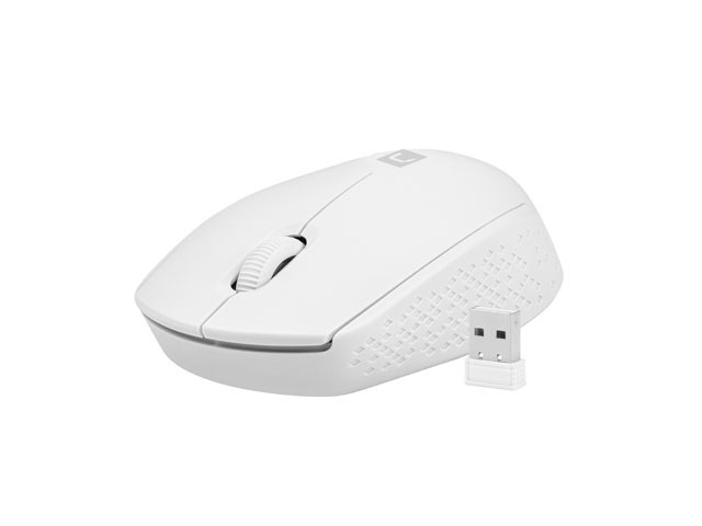 Безжична мишка Natec Mouse Stork 1600DPI Optical, White