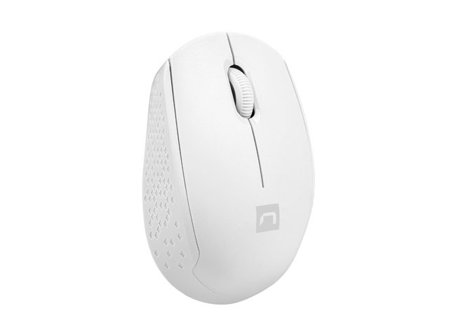 Безжична мишка Natec Mouse Stork 1600DPI Optical, White