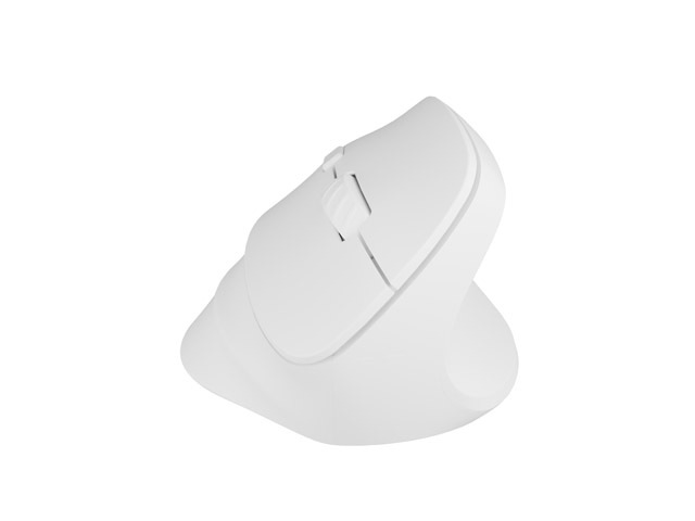 Безжична мишка Natec Vertical Crake 2 , 2400DPI Bluetooth 5.2 + 2.4 GHz White