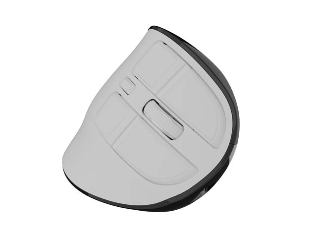 Natec Euphonie PRO White Vertical Wireless Mouse BT 5.0 4000DPI Silent