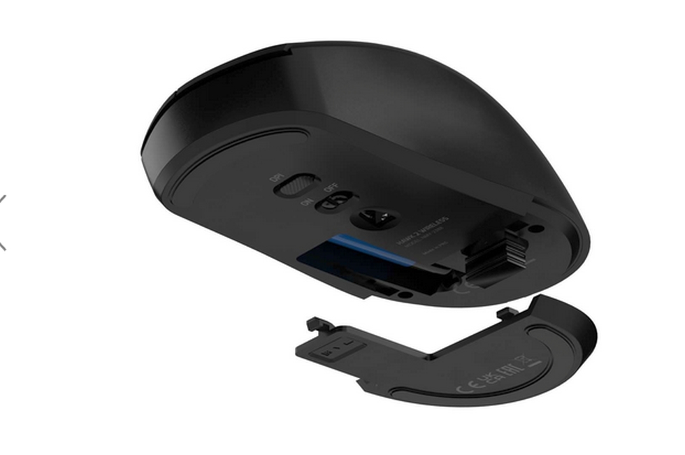 Natec Kite Wireless 4000DPI Optical Silent Mouse Black