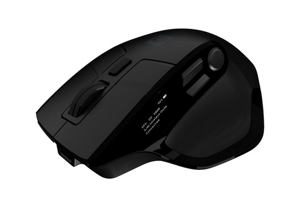 Мишка Natec Jaguar Pro Wireless, 4000 DPI, оптична, silent, програмируеми бутони, черна