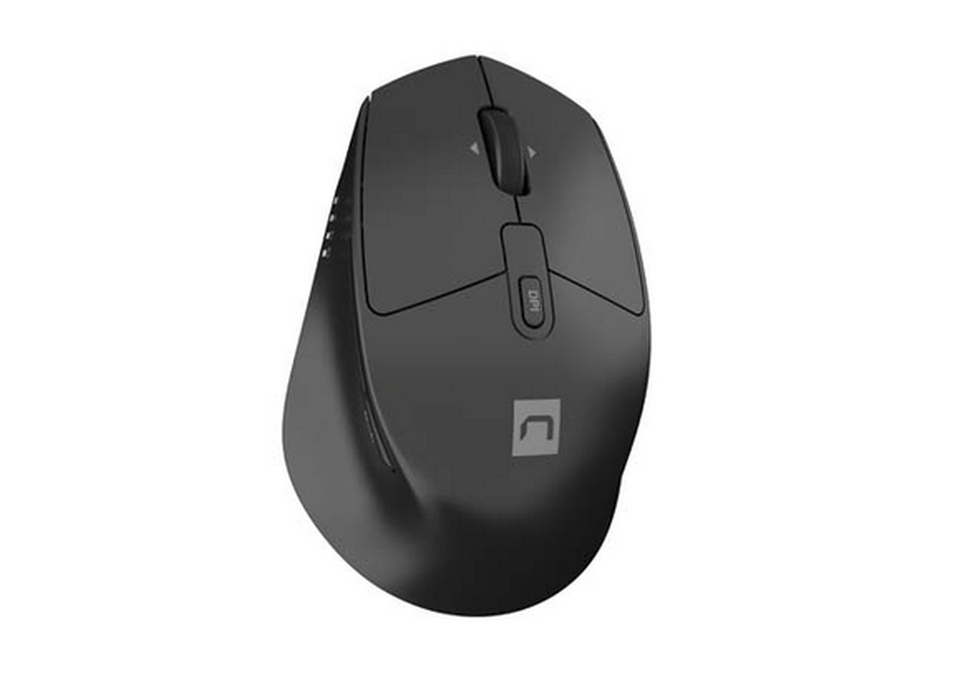 Мишка Natec Kite Wireless, 4000 DPI, оптична, silent, tilt wheel, черна