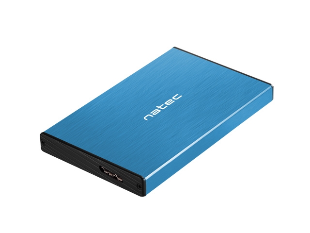 Кутия за твърд диск Natec External HDD/SSD Enclosure Rhino Go SATA 2.5 USB 3.0 Blue