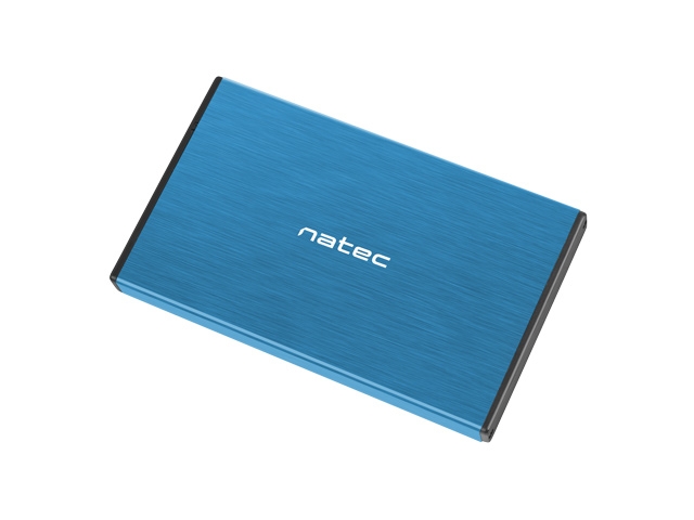 Кутия за твърд диск Natec External HDD/SSD Enclosure Rhino Go SATA 2.5 USB 3.0 Blue