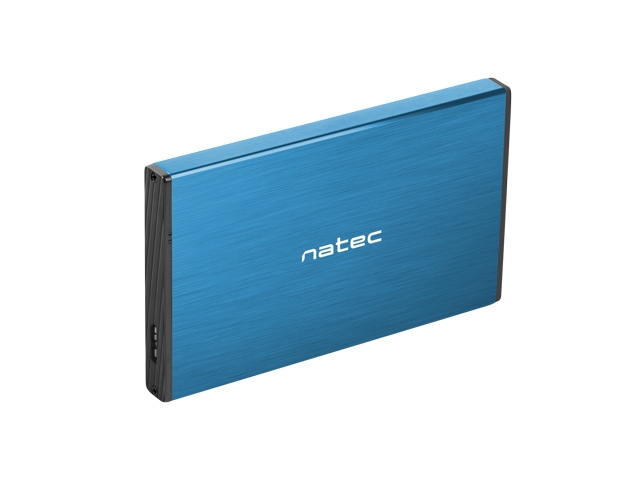 Кутия за твърд диск Natec External HDD/SSD Enclosure Rhino Go SATA 2.5 USB 3.0 Blue