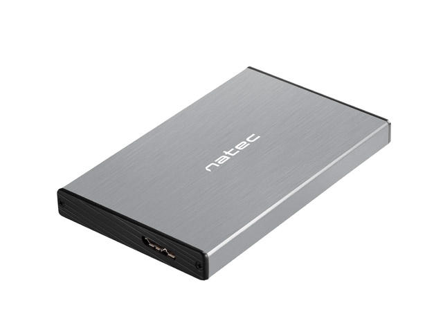 Кутия за твърд диск Natec External HDD/SSD Enclosure Rhino Go SATA 2.5 USB 3.0 Grey