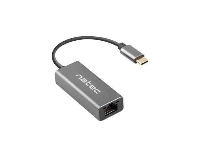 Адаптер Natec Cricket USB - RJ45 Ethernet Adapter Network Card Cricket USB-C 3.1