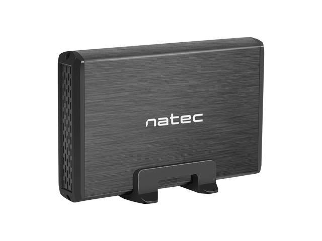 Hard disk case Natec RHINO SATA 3.5 USB 3.0 ALUMINUM Black