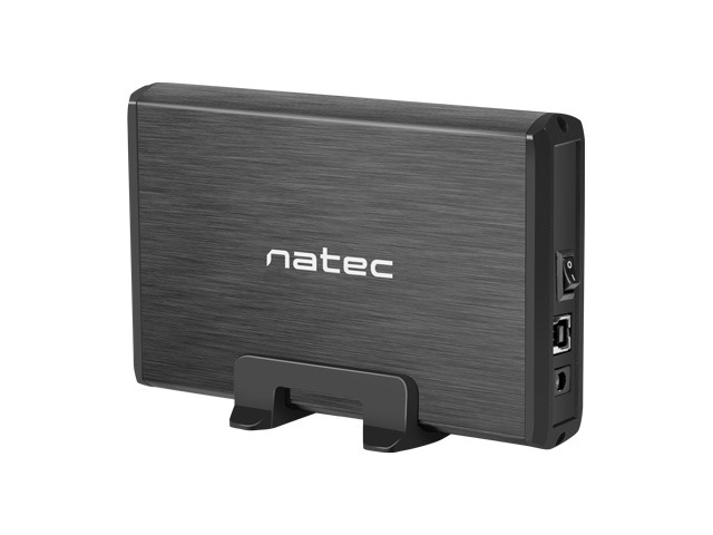 Hard disk case Natec RHINO SATA 3.5 USB 3.0 ALUMINUM Black