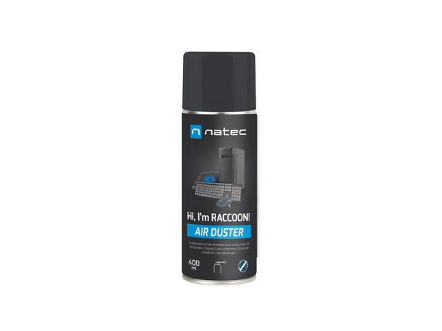 Спрей Natec Compressed Air Duster Raccoon 400 ml