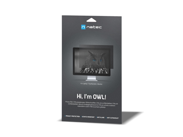 Филтър за екран Natec Privacy Filter, Owl, 23.8, 16:9