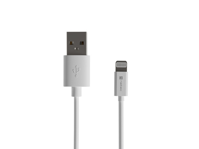 Natec Lightning(M) to USB-A(M) Cable 2m MFI White