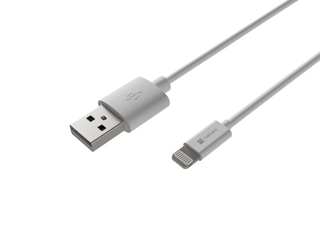 Natec Lightning(M) to USB-A(M) Cable 2m MFI White