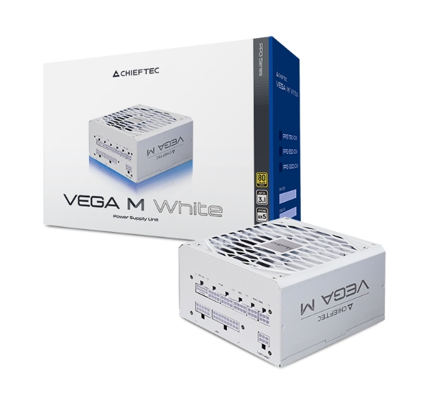 Захранване Chieftec Vega 1000W ATX 3.1 бяло