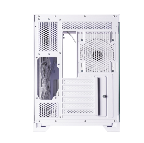 Computer case Chieftec Visio White + Chieftec Iceberg 240 RGB White liquid cooler + Chieftec Vega 850W ATX 3.1 White power supply