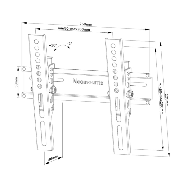 Monitor stand rotate vesa 200x200