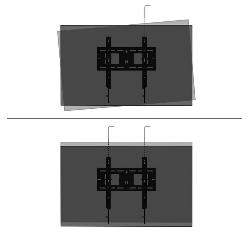 SoftwareNeomounts Level-750 Wall Mount XL, 125kg, VESA 400x400