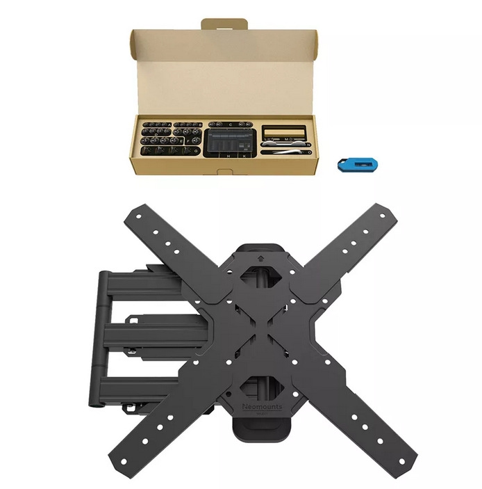 Neomounts Level‑850 Full Motion Wall Mount 3 Pivots VESA 400x400