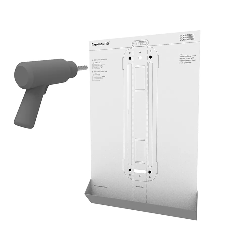 Neomounts Level‑850 TV wall mount, 40–70, full motion, quick installation