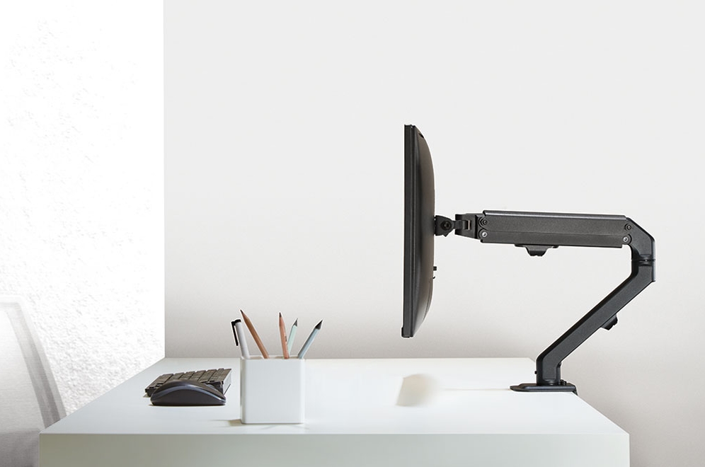 Stand for installation of screen on desk d650