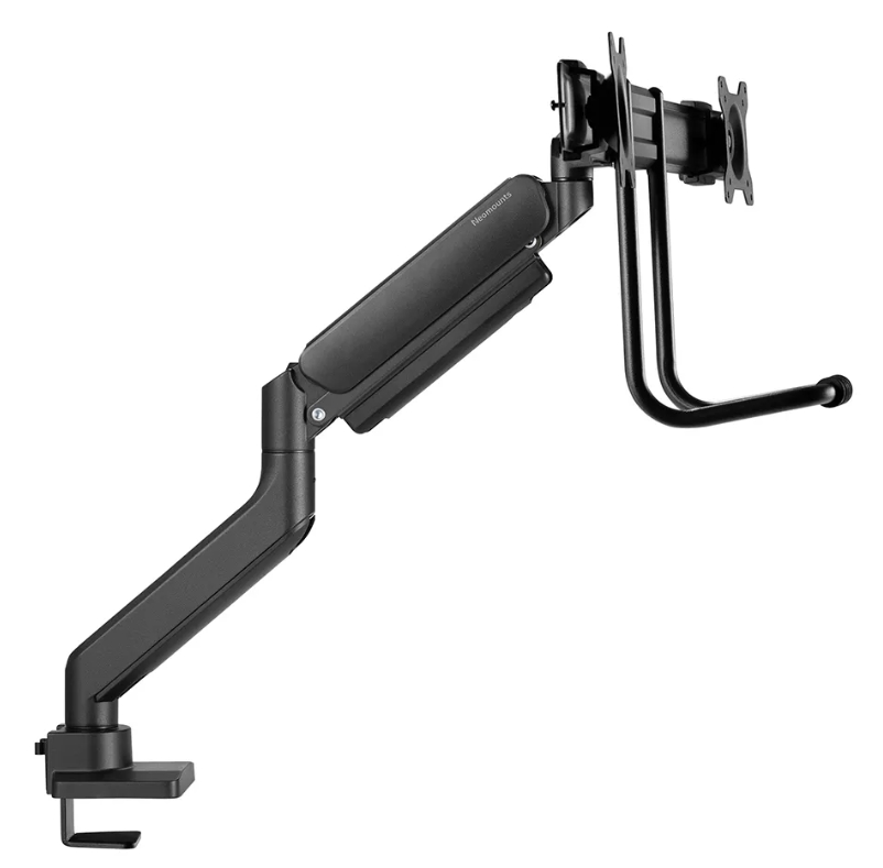 Stand Neomounts by NewStar Screen 2 screens (topfix clamp & grommet) for 2 Monitor Screens, Black