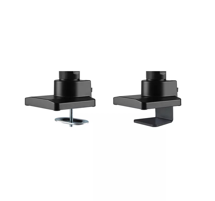 Neomounts monitor arm 10-32 gas spring Topfix 180° stop