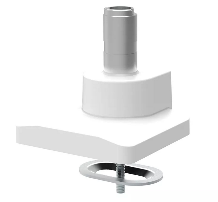 Neomounts monitor arm 10-32 gas spring Topfix 180° stop