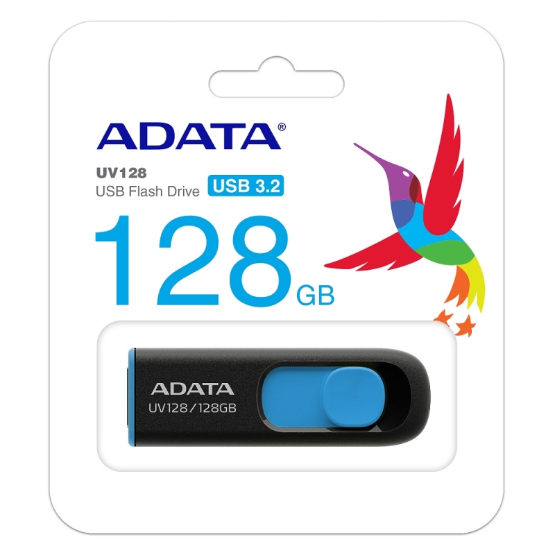USB памет Adata 128GB UV128 USB 3.2 Gen1-Flash Drive Black