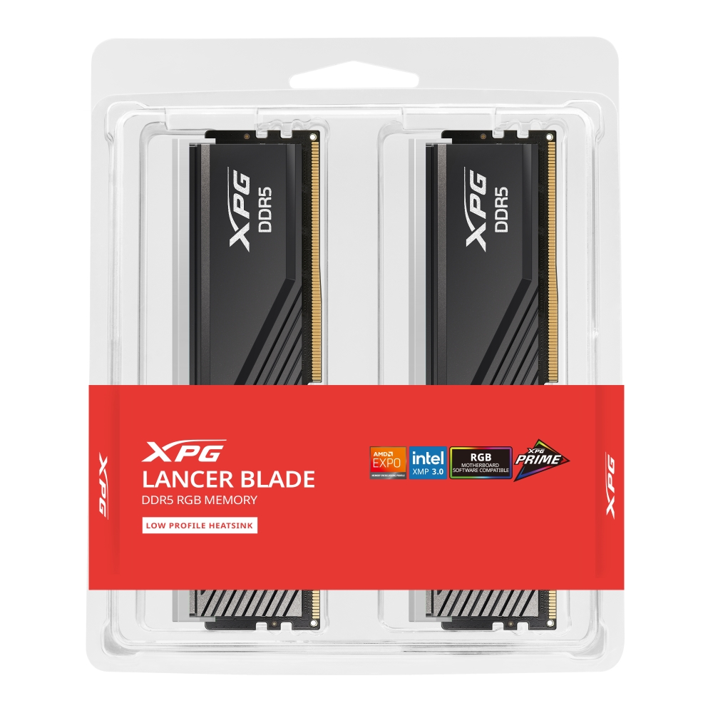 Вътрешна памет Adata XPG LANCER Blade RGB 16GB (2x8GB) DDR5 6000MHz, 1.35V, Black