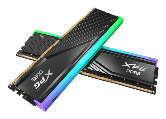 RAM памет ADATA Lancer Blade RGB, 64 GB (2x32 GB), DDR5 6000 MHz, CL30, черна