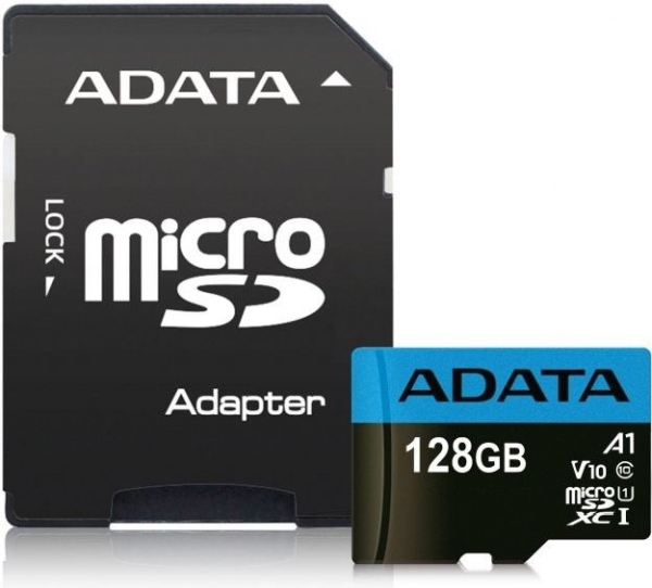 Memory card Adata 128GB MicroSDXC UHS-I CLASS10 A1 (1 adapter)