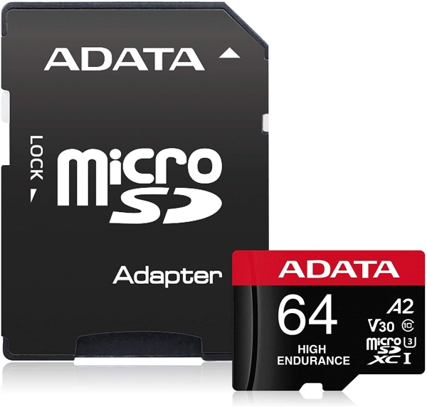 Memory card Adata 64GB MicroSDXC UHS-I U3 V30S(R100MB/s) HIGH (1 adapter)