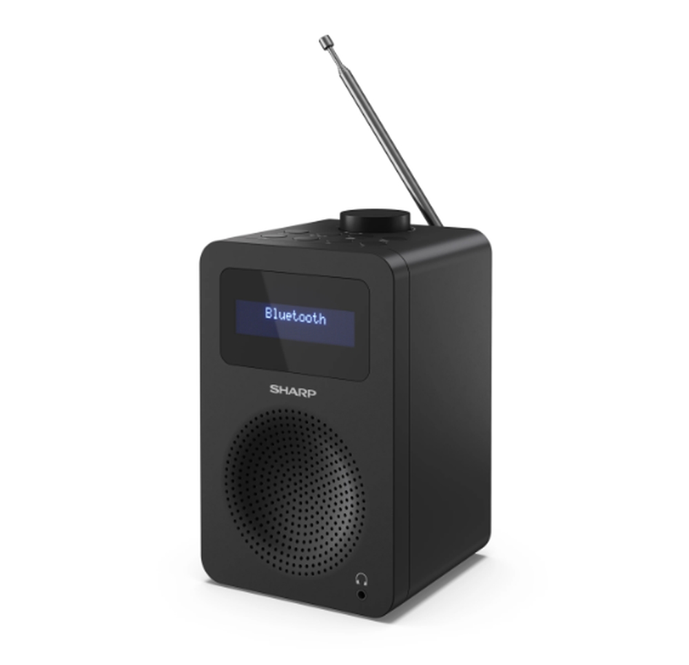 Колонки Sharp DR-430(BK) Digital Radio Bluetooth DAB+ LCD аларма черен