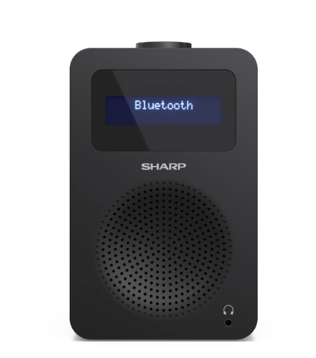 Колонки Sharp DR-430(BK) Digital Radio Bluetooth DAB+ LCD аларма черен