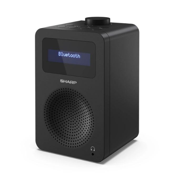 Колонки Sharp DR-430(BK) Digital Radio Bluetooth DAB+ LCD аларма черен