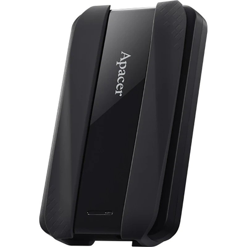 Външен HDD Apacer AC533, 4TB 2.5 SATA HDD USB 3.2 Rubber Jet black