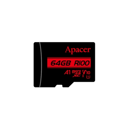 Memory Card Apacer 64GB microSDHC SDXC UHS-I U1 V10 A1 with Adapter