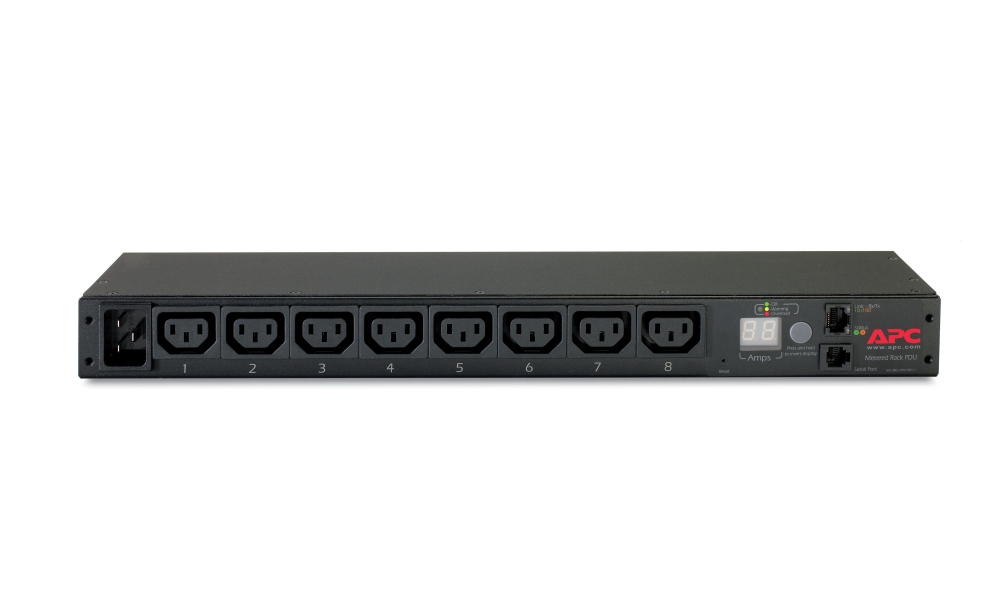 Електрически филтър APC RACK PDU, METERED, 1U, 16A, 208/230V