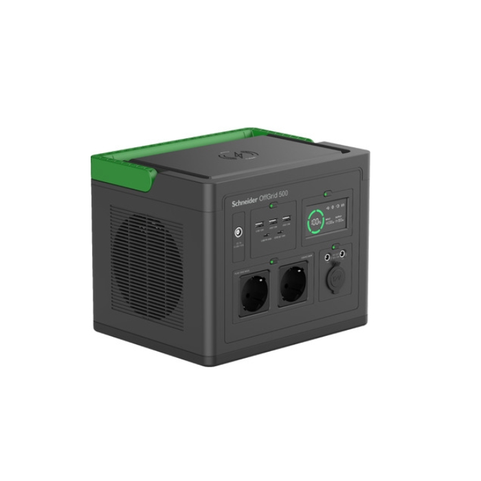 UPS Schneider OffGrid Portable Power Station 500Wh Lithium-ion Sinewave, Schuko x2