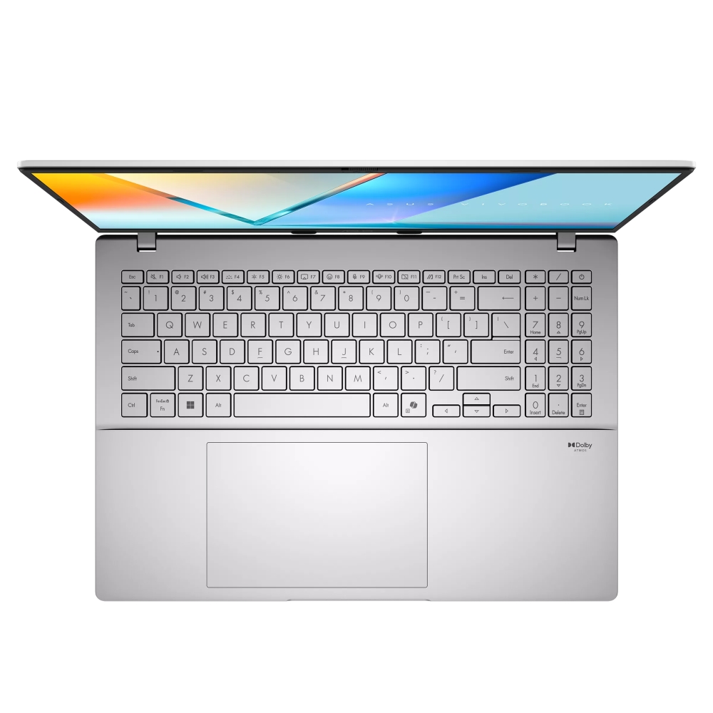 Лаптоп Asus Vivobook S S3607CA‑RP037 Ultra 7 255H 16 OLED WUXGA 144Hz 16GB 1TB SSD No OS Cool Silver