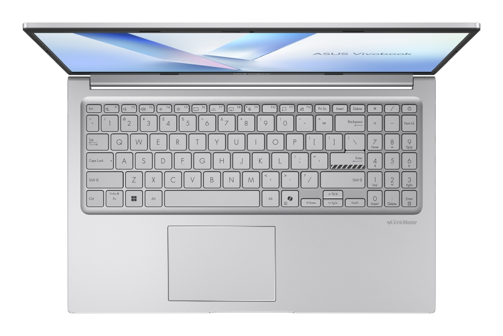 Лаптоп Asus Vivobook X1504MA‑BQ475NA, Intel Core 3 304, 8 GB DDR5, 256 GB SSD, 15.6 FHD, No OS