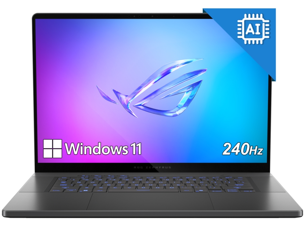 Gaming laptop Asus ROG Zephyrus 16 GU605CW‑QR092X Ultra 9 285H 2.9GHz 16 OLED WQXGA 240Hz 64GB LPDDR5X 2TB SSD RTX 5080 16GB Wi‑Fi 7 Backlit