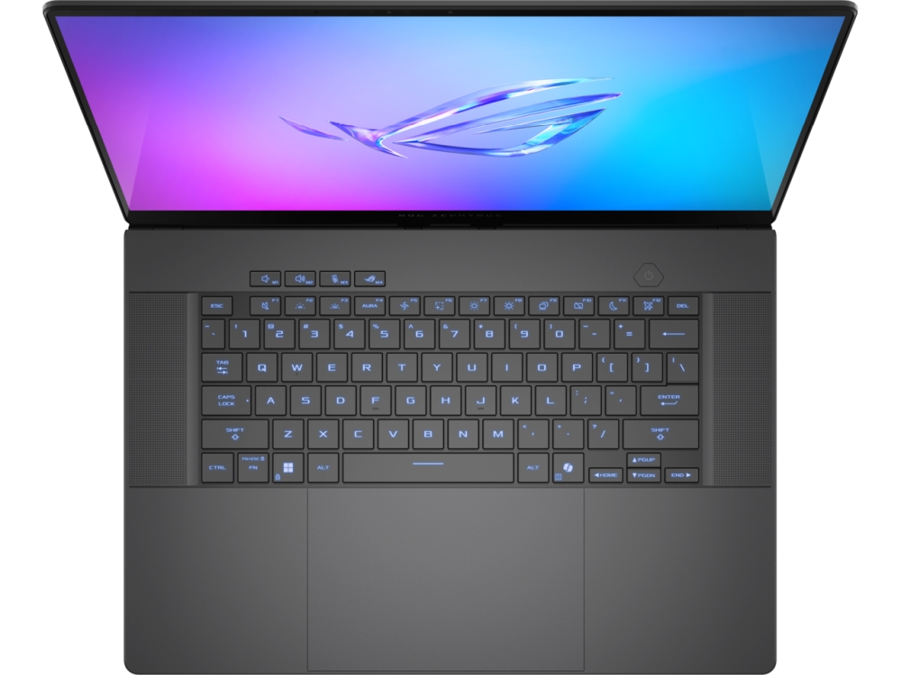 Gaming laptop Asus ROG Zephyrus 16 GU605CW‑QR092X Ultra 9 285H 2.9GHz 16 OLED WQXGA 240Hz 64GB LPDDR5X 2TB SSD RTX 5080 16GB Wi‑Fi 7 Backlit