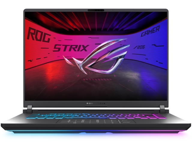Gaming лаптоп Asus Strix G16 G615LP-TS215,Intel  Ultra 9 ,16.0 WQXGA(2560X1600),16:10 Bend+500nits, AG,300Hz,DDR5 32GB ( 16GB DDR5-5600 SO-DIMM *2 ) ,1TB , RTX 5070  8GB GDDR7,Wi-Fi 7 ,Backlit Chiclet Keyboard 4-Zone RGB,NO OS,Eclipse Gray + ROG Backpack