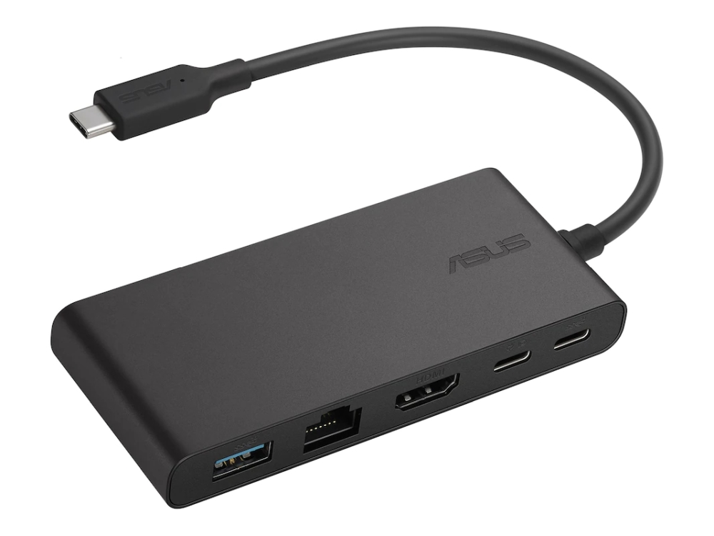 Адаптер Asus DC200 DUAL 4K USB-C DOCK, Black