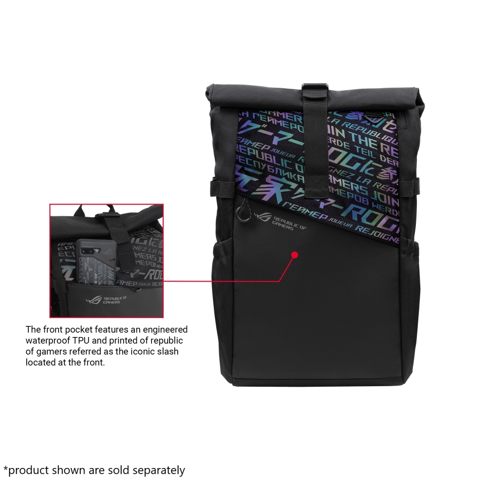 Раница за лаптоп Asus BP4701 ROG 17, Black